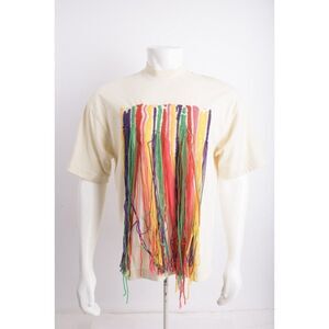 Palm Angels x Missoni Womens T-Shirt Melting Logo Loose XS Multi-Color NWT